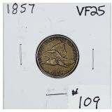 1857  Flying Eagle Cent   VF-25