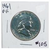 1961  Franklin Half Dollar   Proof