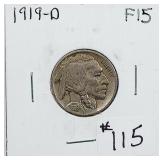 1919-D  Buffalo Nickel   F-15