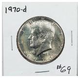 1970-D  Kennedy Half Dollar   Unc