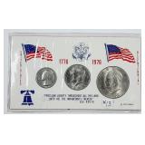1776-1976  3-coin set