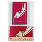 Deck of 1933 World's Fair Sovenir Playing cards