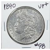 1890  Morgan Dollar   VF+