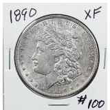 1890  Morgan Dollar   XF