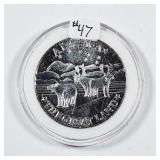 Alaska 'The Great Land'  1 troy ounce .999 silver