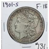 1901-S  Morgan Dollar   F-15