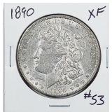 1890  Morgan Dollar   XF