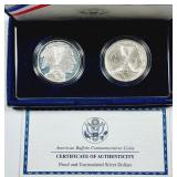 2001  American Buffalo Comm. Silver Dollars  set