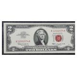 1963  $2 Legal Tender Red Seal   Unc