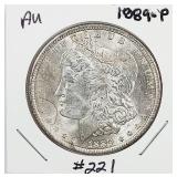 1889-P  Morgan Dollar   AU