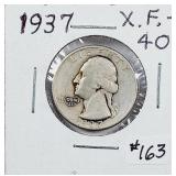 1937  Washington Quarter   XF-40