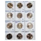 Lot of 12  Native American Dollars  BU 2017-2023-D