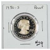1980-S  Susan B. Anthony Dollar   Proof