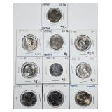 Lot of 10  Susan B. Anthony Dollars  BU