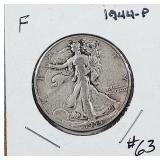 1944-P  Walking Liberty Half Dollar   F