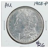 1903-P  Morgan Dollar   AU