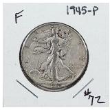 1945-P  Walking Liberty Half Dollar   F