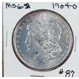 1904-O  Morgan Dollar   MS-62