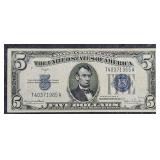 1934-D  $5 Silver Certificate  VF
