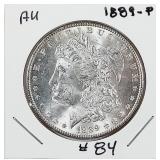 1889-P  Morgan Dollar   AU