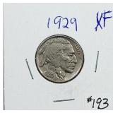 1929  Buffalo Nickell   XF
