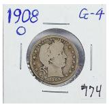 1908-O  Barber Quarter   G