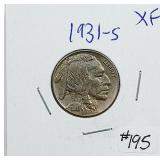 1931-S  Buffalo Nickel   XF