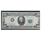 1963-A  $20 Federal Reserve Note  AU  GA Block