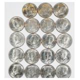 Roll of 19  1983-D  Kennedy Half Dollars