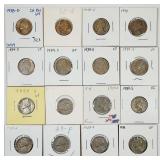 55  Jefferson Nickels in 2x2