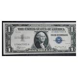 Series  1935  $1 Silver Certificate  XF  DA Block
