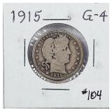 1915  Barber Quarter   G