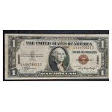 1935-A  $1 Silver Certificate "Hawaii"  VF  SC Blk