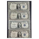 1935  D , E, G & G  $1 Silver Certificates  VG