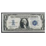 1934  $1 Silver Certificate "Funnyback"  VF