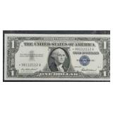 1957  $1 Silver Certificate  Star-A  AU