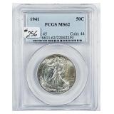 1941  Walking Liberty Half Dollar   PCGS MS-62