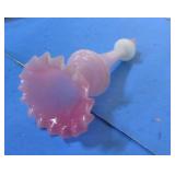 PINK GLASS EPERN FLUTE / VASE