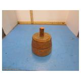 WOODEN BUTTER PRESS