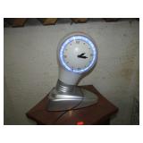 NEON LIGHT BULB CLOCK