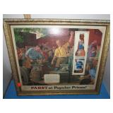 PABST BEER WALL PICTURE / SIGN
