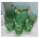 GREN JUICE GLASSES & PITCHER