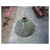 GREEN PORCELAIN LIGHT SHADE -- 24"