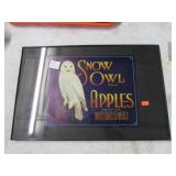 SNOW OWL APPLES LABEL