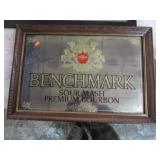 BENCHMARK BOURBON MIRROR SIGN
