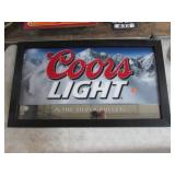 COORS LIGHT BEER SIGN