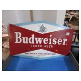 METAL BUDWEISER BEER SIGN