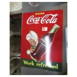 METAL COCA COLA SIGN