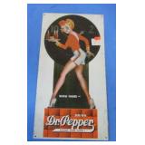 METAL DR PEPPER SIGN