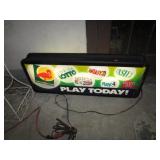 VA LOTTERY LIGHT-UP SIGN
